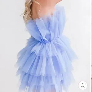 Treatürself Tulle Bloom mini Dress グレー treaturself ⭐️Tulle Bloom mini dress グレー